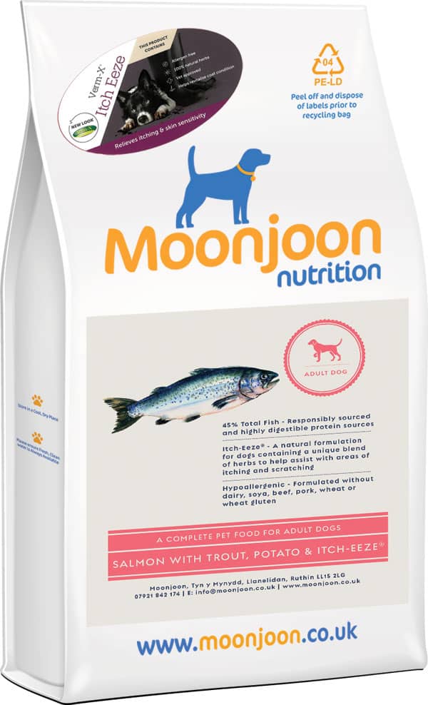 Bag of Moonjoon Nutrition dog food
